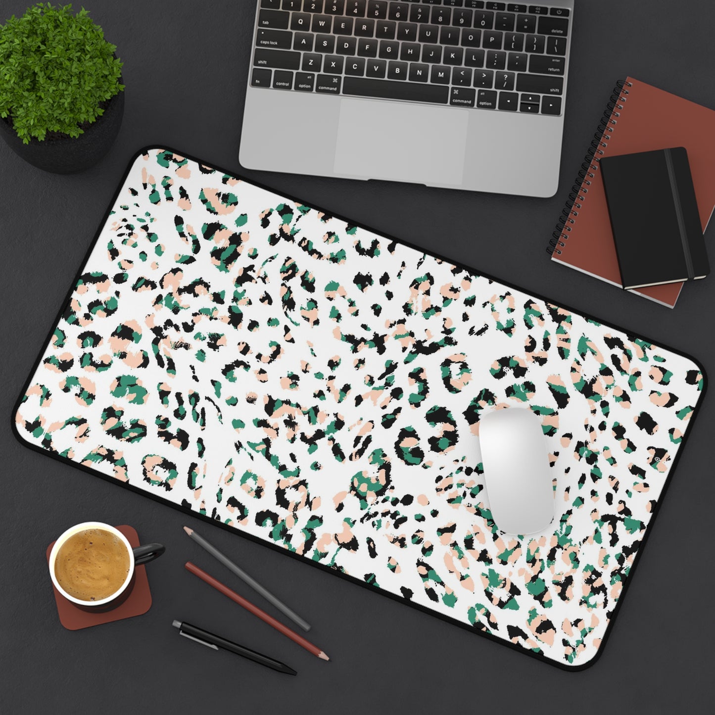 Moro Leopard Print Desk Mat