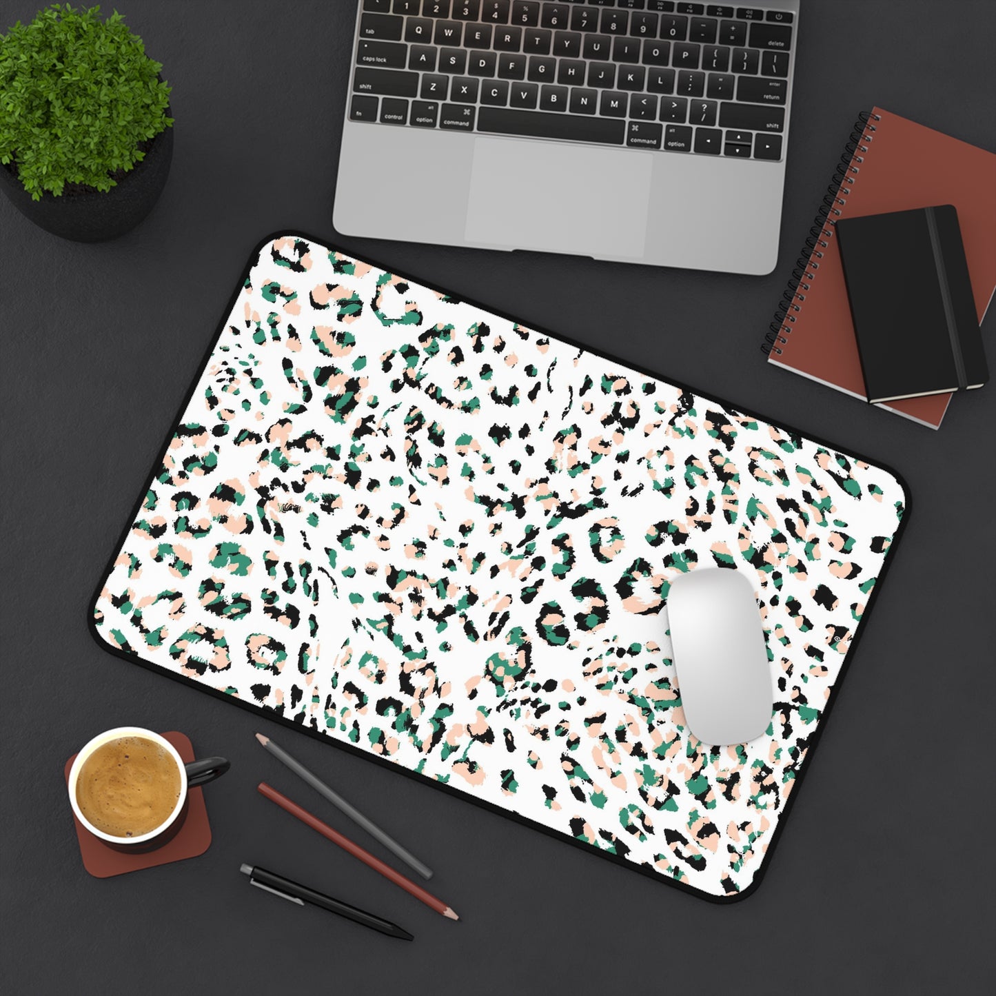 Moro Leopard Print Desk Mat