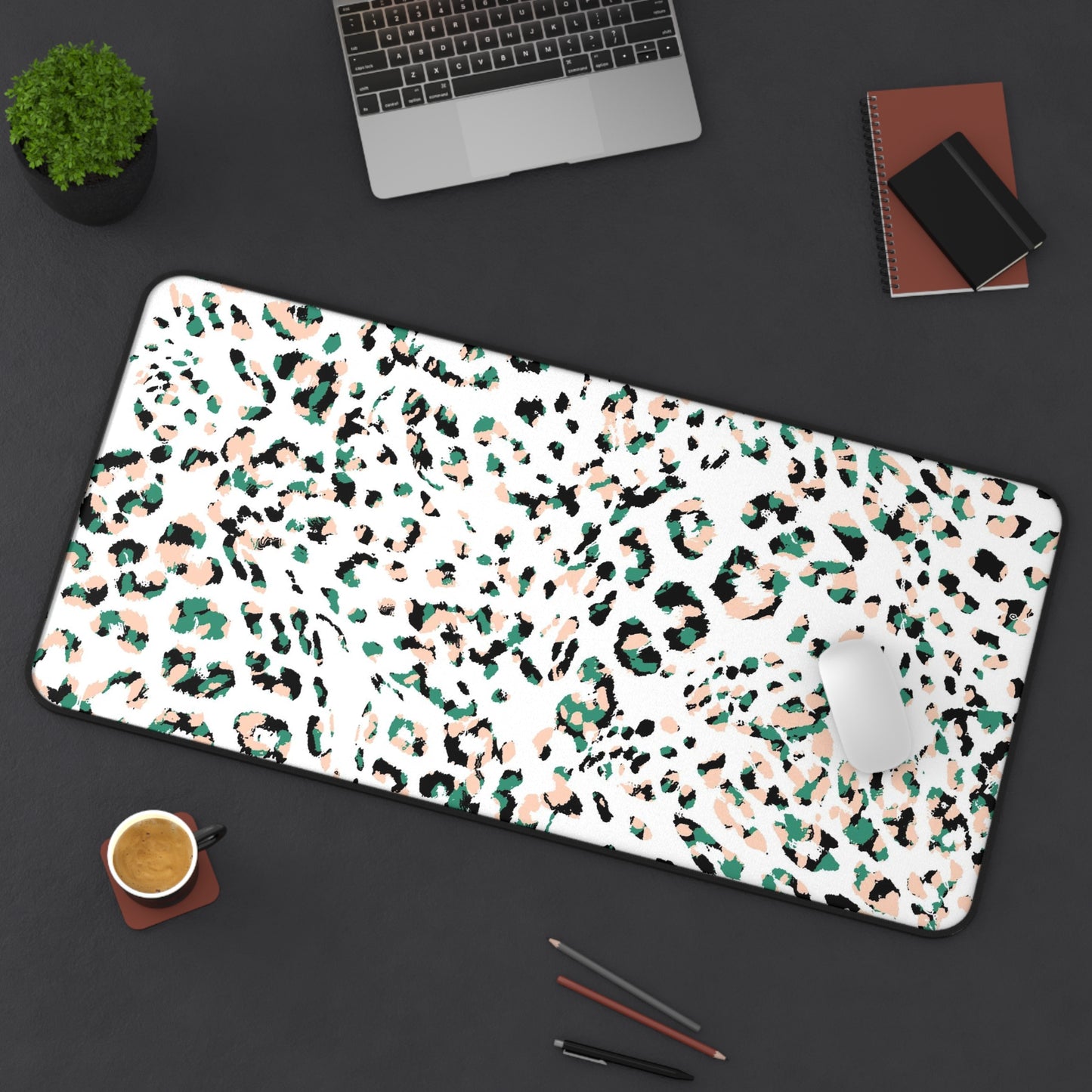 Moro Leopard Print Desk Mat