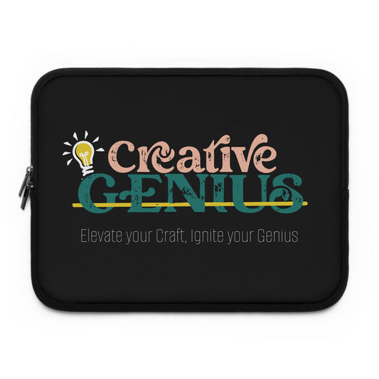 Creative Genius Laptop Sleeve - Elevate Your Craft & Ignite Your Genius