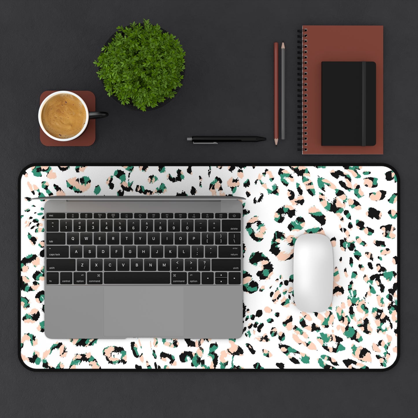 Moro Leopard Print Desk Mat