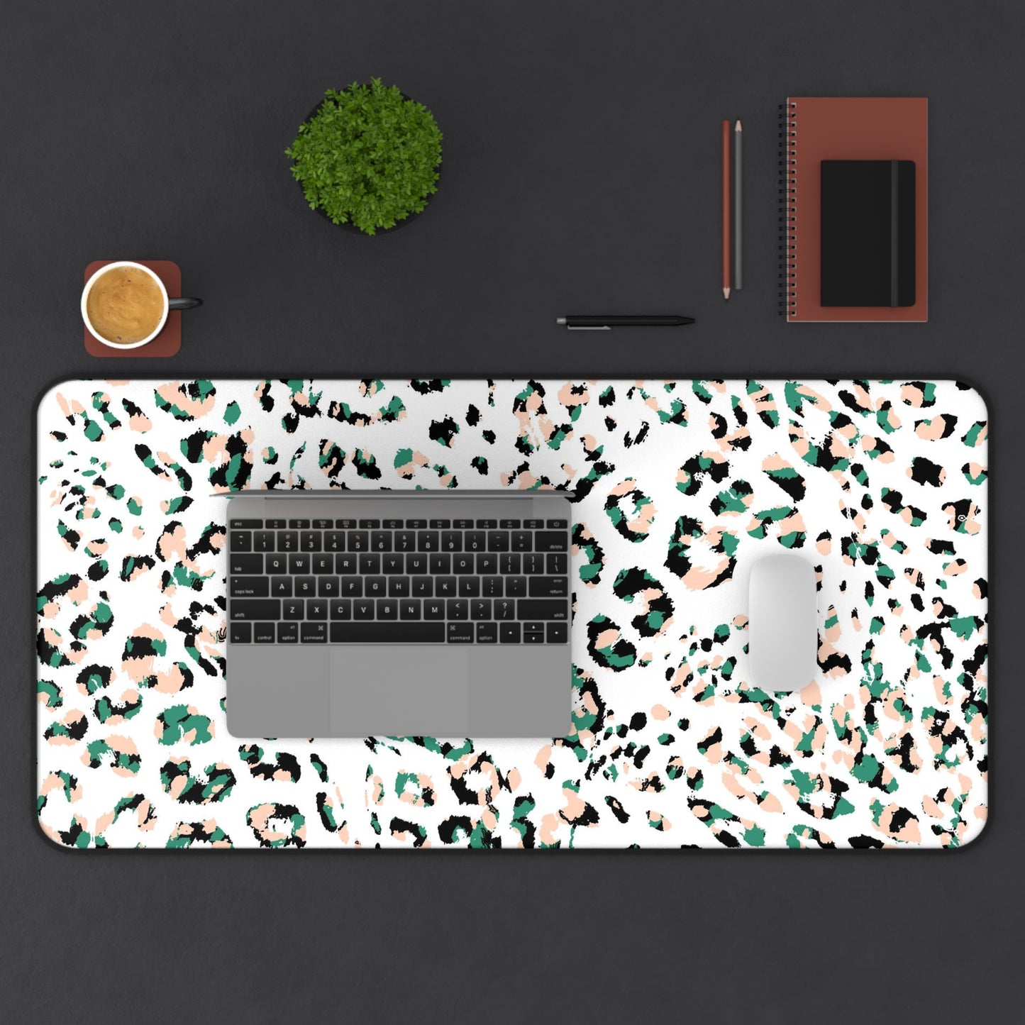 Moro Leopard Print Desk Mat